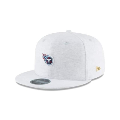 Grey Tennessee Titans Hat - New Era NFL Micro Stitch 9FIFTY Snapback Caps USA3256109